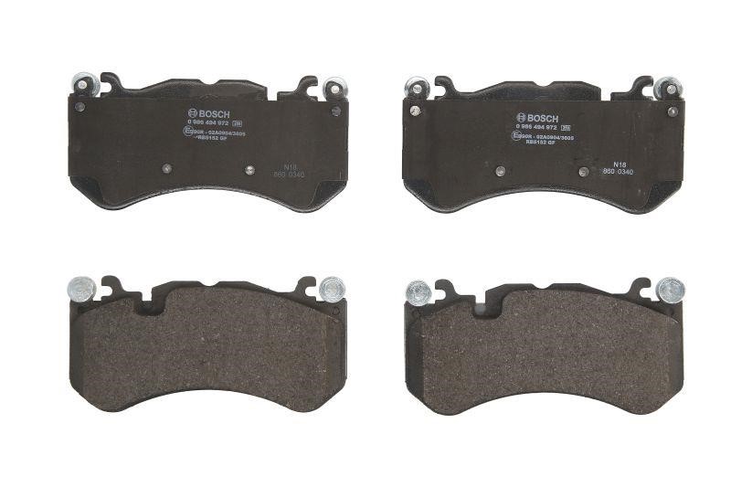 Bosch 0 986 494 972 Brake Pad Set, disc brake 0986494972