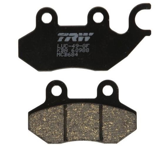 TRW MCB684 Brake Pad Set, disc brake MCB684
