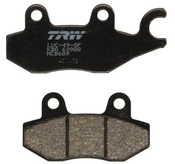 TRW MCB689 Brake pad set MCB689 MCB689 TRW Brake pad set