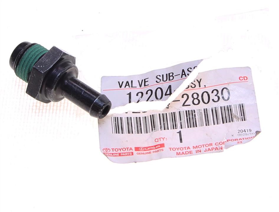 Valve, engine block breather Toyota 12204-28030