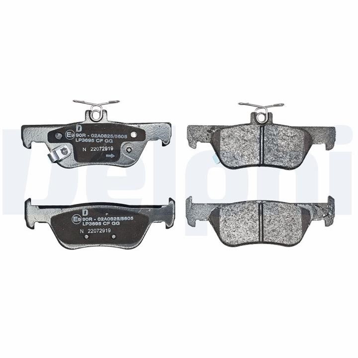 Disc brake pad set Honda Jazz: LP3695 Delphi Brake pad set