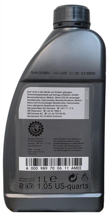 Mercedes Engine oil Mercedes MB 229.52 5W-30, 1L – price [object Object] PLN
