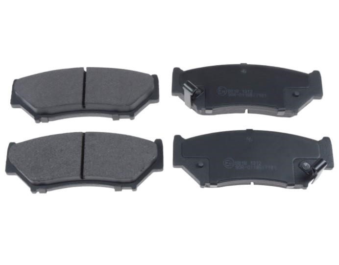 Mando MBF015835 Brake Pad Set, disc brake MBF015835