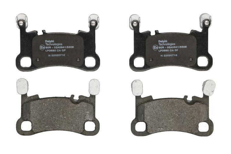 Delphi LP3680 Brake Pad Set, disc brake LP3680