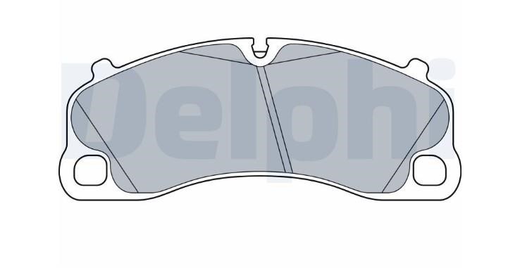 Delphi LP3662 Brake Pad Set, disc brake LP3662