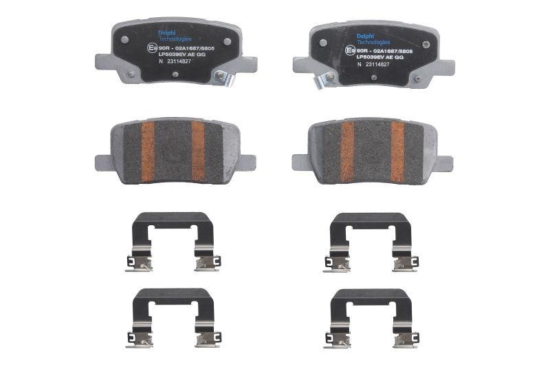 Brake pad Tesla Model X: LP5039EV Delphi Brake pad set