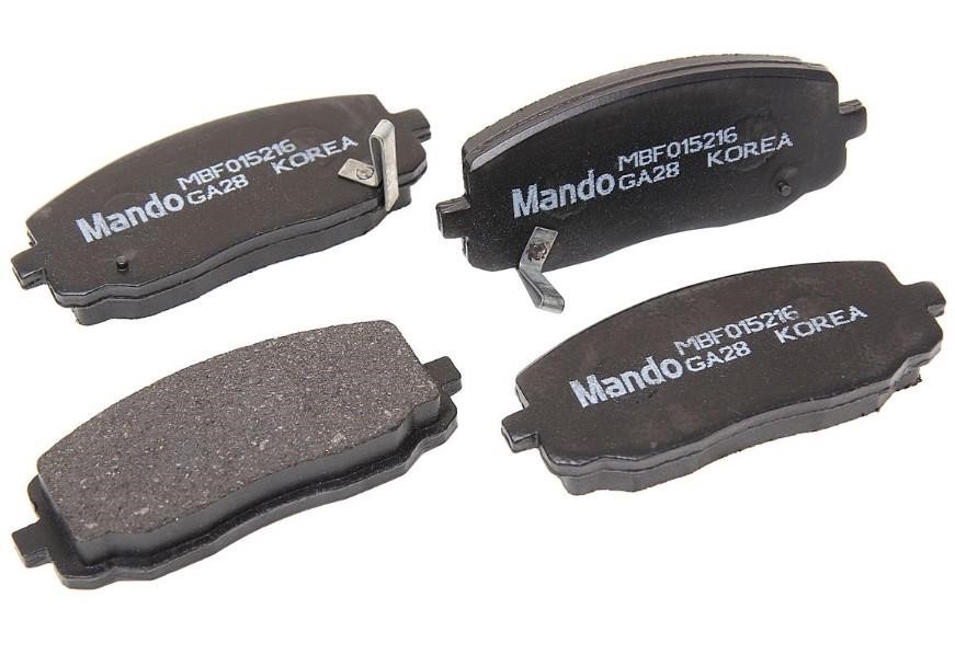 Mando MBF015216 Brake Pad Set, disc brake MBF015216