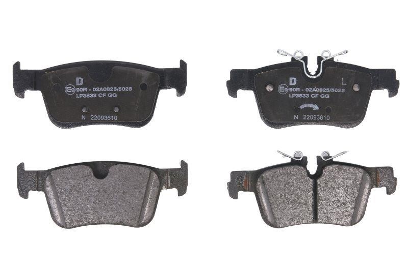 Delphi LP3833 Brake Pad Set, disc brake LP3833