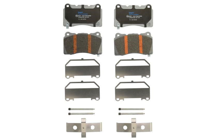 Brake pad kit Tesla Model X: LP5007EV Delphi Brake pad set
