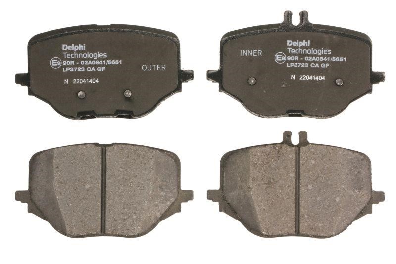 Delphi LP3723 Brake pad set LP3723 LP3723 Delphi Brake pad set