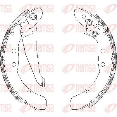 339701 Remsa Brake shoe set