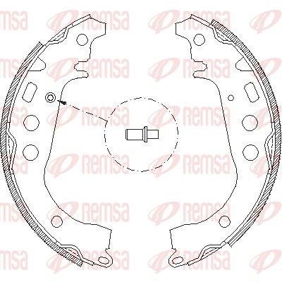  SPK 3101.01 Brake shoe set SPK310101