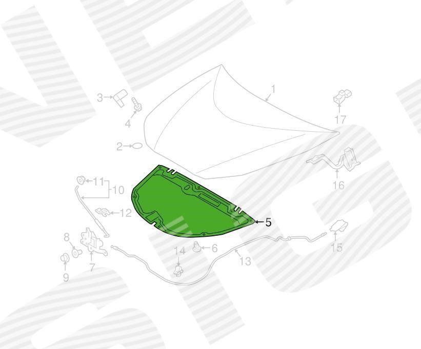 Noise isolation under the hood Signeda PTY25004A