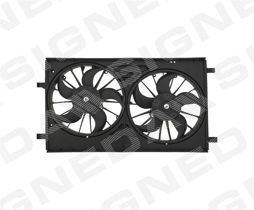 Signeda RDCR1289A Radiator electric fan double with diffuser RDCR1289A