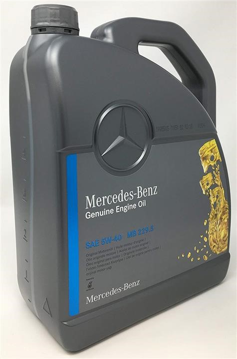 Engine oil Mercedes MB 229.5 5W-40, 5L Mercedes 5W40MB22955L