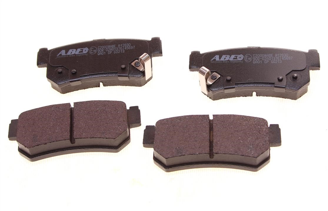 ABE C20008ABE Rear disc brake pads, set C20008ABE