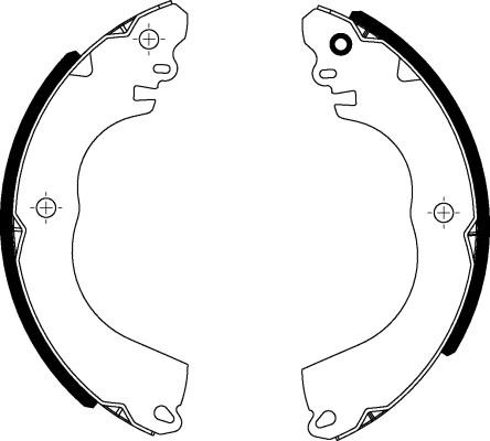 TRW GS8918 Brake shoe set GS8918 GS8918 TRW Brake shoe set