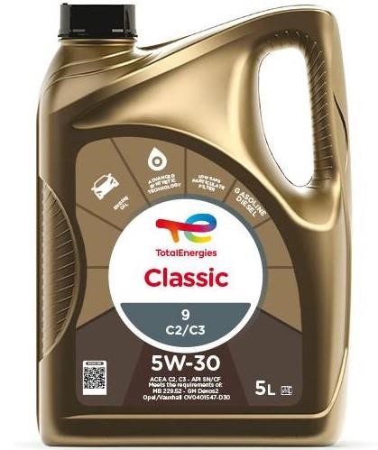 Total 5W30CLASSIC9C2C35L Engine oil Total CLASSIC 9 C2 / C3 5W-30, 5L 5W30CLASSIC9C2C35L