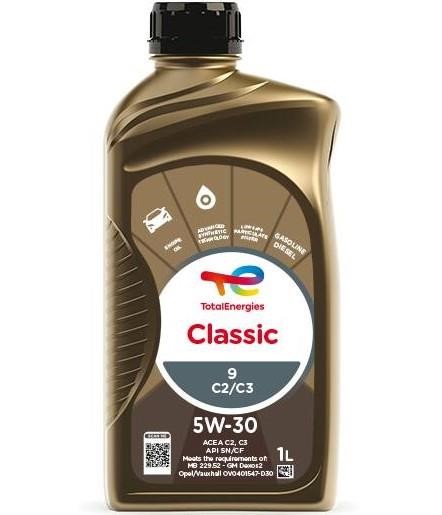 Total 5W30CLASSIC9C2C31L Engine oil Total CLASSIC 9 C2 / C3 5W-30, 1L 5W30CLASSIC9C2C31L