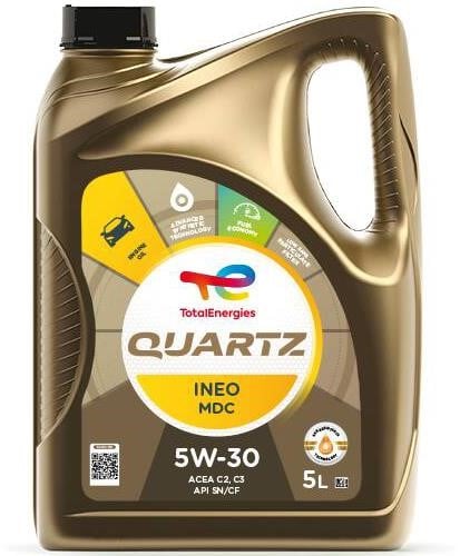 5W30QINEOMDC5L Total Engine oil Total QUARTZ INEO MDC 5W-30, 5L