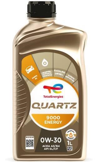 0W30Q9000E1L Total Engine oil Total QUARTZ 9000 ENERGY 0W-30, 1L