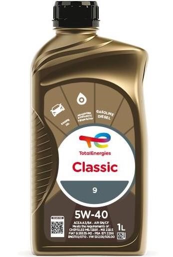 Total 5W40CLASSIC1L Engine oil Total CLASSIC 5W-40, 1L 5W40CLASSIC1L