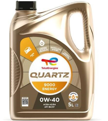 Total 0W40Q9000E5L Engine oil Total QUARTZ 9000 ENERGY 0W-40, 5L 0W40Q9000E5L