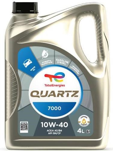 Total 10W40Q70004L Engine oil Total QUARTZ 7000 10W-40, 4L 10W40Q70004L