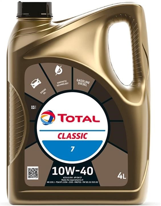 Total 10W40CLASSIC4L Engine oil Total CLASSIC 10W-40, 4L 10W40CLASSIC4L