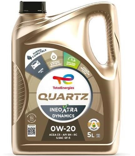 0W20QINEOXTRAD5L Total Engine oil Total QUARTZ INEO XTRA DYNAMICS 0W-20, 5L