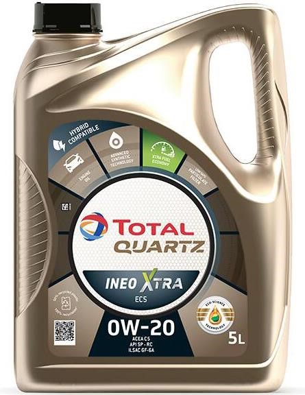0W20QINEOXTRAEC55L Total Engine oil Total QUARTZ INEO XTRA EC5 0W-20, 5L