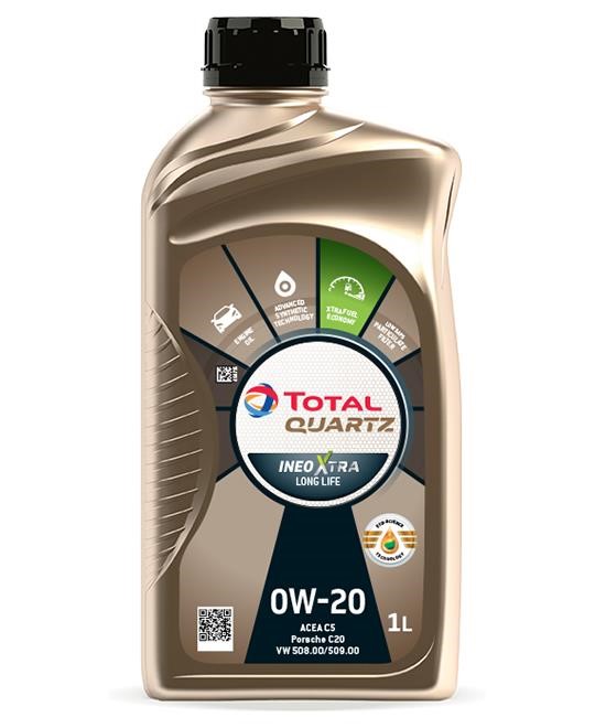 Total 0W20QINEOXTRALL1L Engine oil Total QUARTZ INEO XTRA LONG LIFE 0W-20, 1L 0W20QINEOXTRALL1L