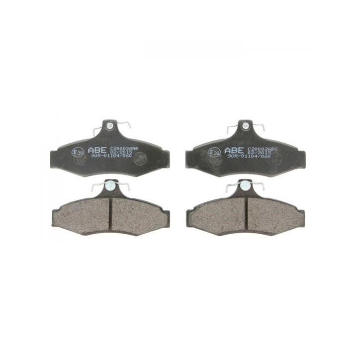 ABE C20002ABE Rear brake pad set C20002ABE C20002ABE ABE Rear brake pad set