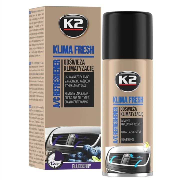 K222BB K2 Fresh Blueberry air conditioner cleaner, 150 ml