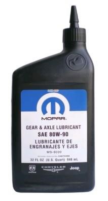 68218041AA Chrysler/Mopar Transmission oil Chrysler/Mopar Gear & Axle Lubricant 80W-90, 0,946L