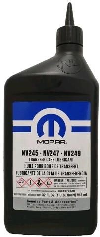 05016796AC Chrysler/Mopar Transmission oil Chrysler/Mopar NV245 NV247 NV249, 0,946L
