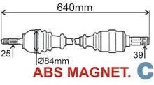 General ricambi RE3363 Drive shaft RE3363 RE3363 General ricambi Drive shaft