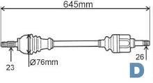 RE3411 General ricambi Drive shaft