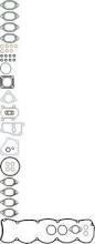 Engine gasket set Renault Messenger: DX390 Payen Gasket Set, cylinder head