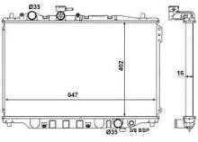 Engine radiator Mazda 626: 4515081 Polcar Engine cooling radiator