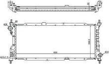 5555083 Polcar Engine cooling radiator
