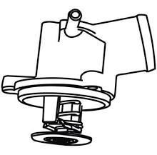 Vernet 6285.87/J Coolant thermostat 628587J 628587J Vernet Coolant thermostat