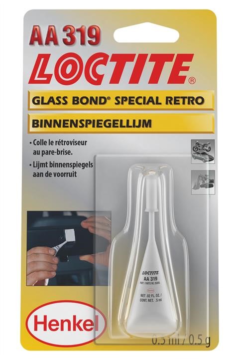 195908 Loctite Set for gluing rear view mirrors loctite 319 0,5ml ( glue + cloth set )