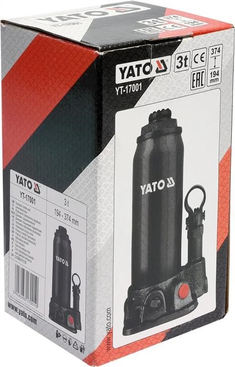 Jack hydraulic, bottle Yato YT-17001
