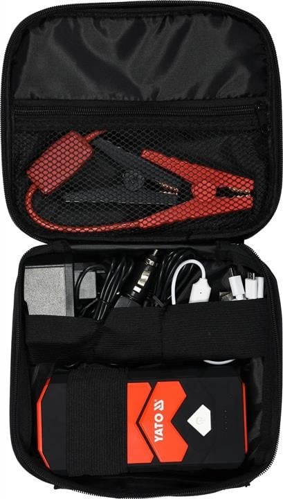 Jump starter Li-Pol 9 Ah 200/400 A, output 12V 3.5A, USB 5V 2A Yato YT-83081