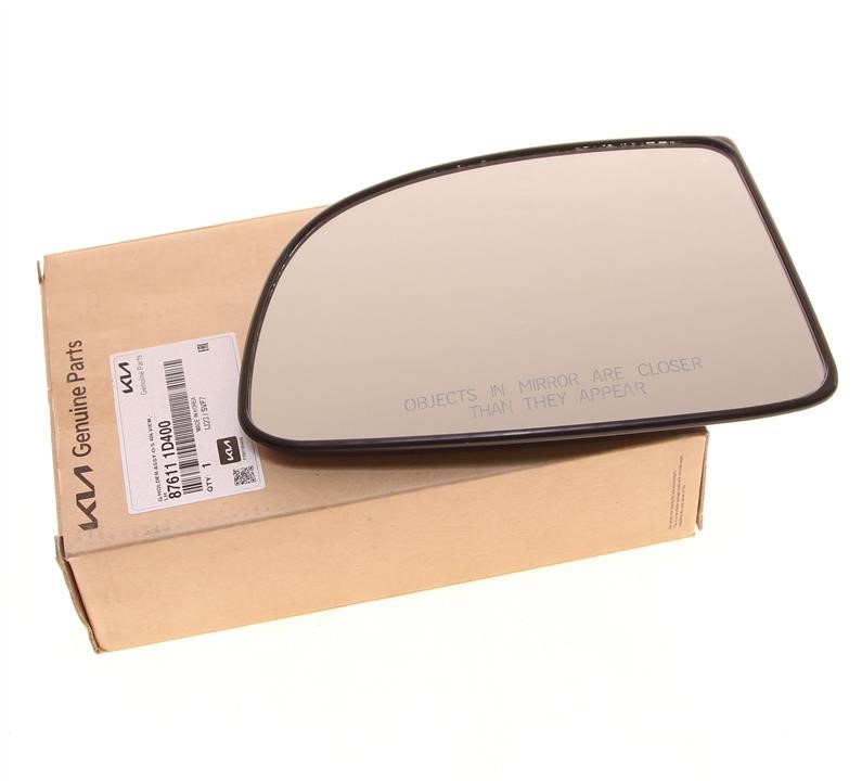 876111D400 Hyundai/Kia Wing mirror glass Heated