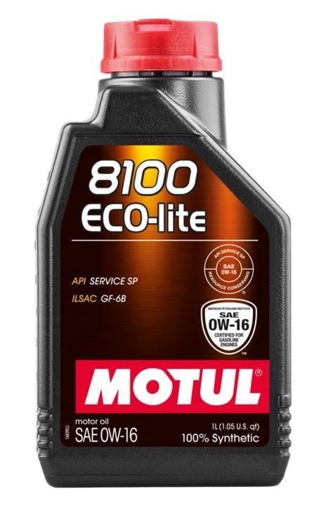 Motul 0W168100ECOLITE1L Engine oil Motul 8100 Eco-Lite 0W-16, 1L 0W168100ECOLITE1L 0W168100ECOLITE1L Motul Engine oil Motul 8100 Eco-Lite 0W-16, 1L