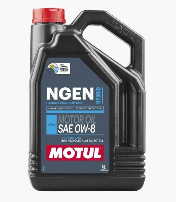 0W8NGENHYBRID4L Motul Engine oil Motul NGEN Hybrid 0W-8, 4L