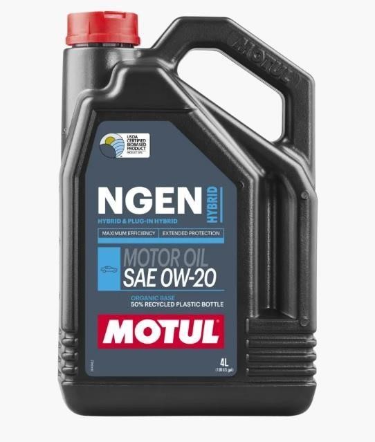 0W20NGENHYBRID4L Motul Engine oil Motul NGEN Hybrid 0W-20, 4L