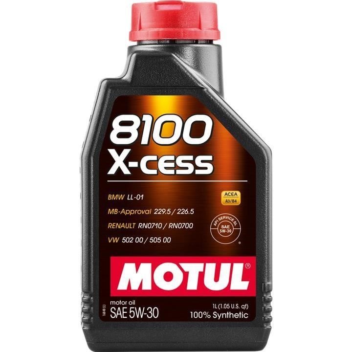 5W308100XCESS1L Motul Engine oil Motul 8100 X-Cess 5W-30, 1L